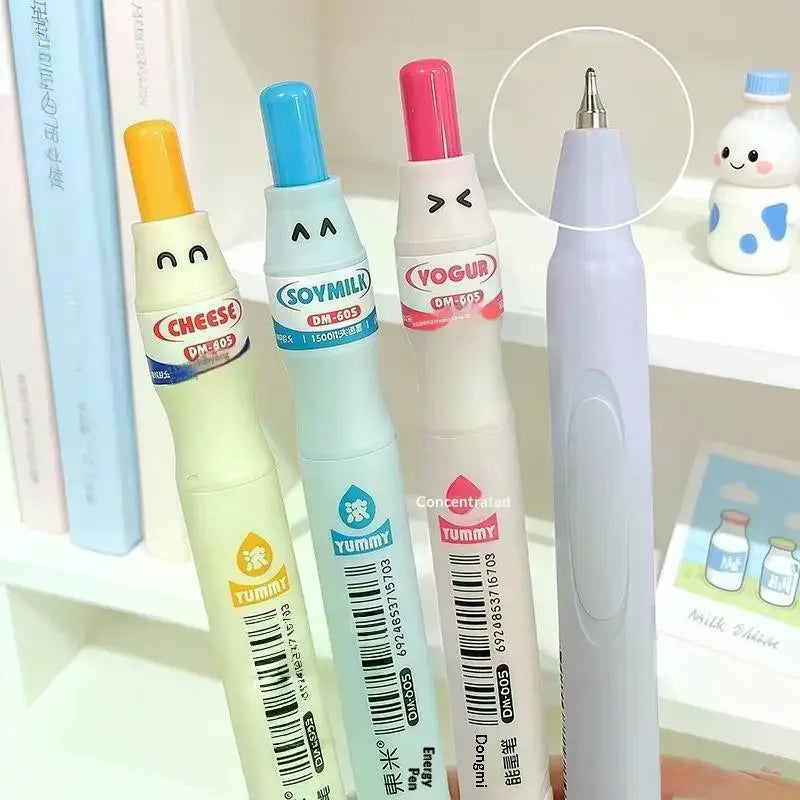 2 Large Capacity Fun Quick-drying Pens Creative Milk Bottle Gel Qme Default Title