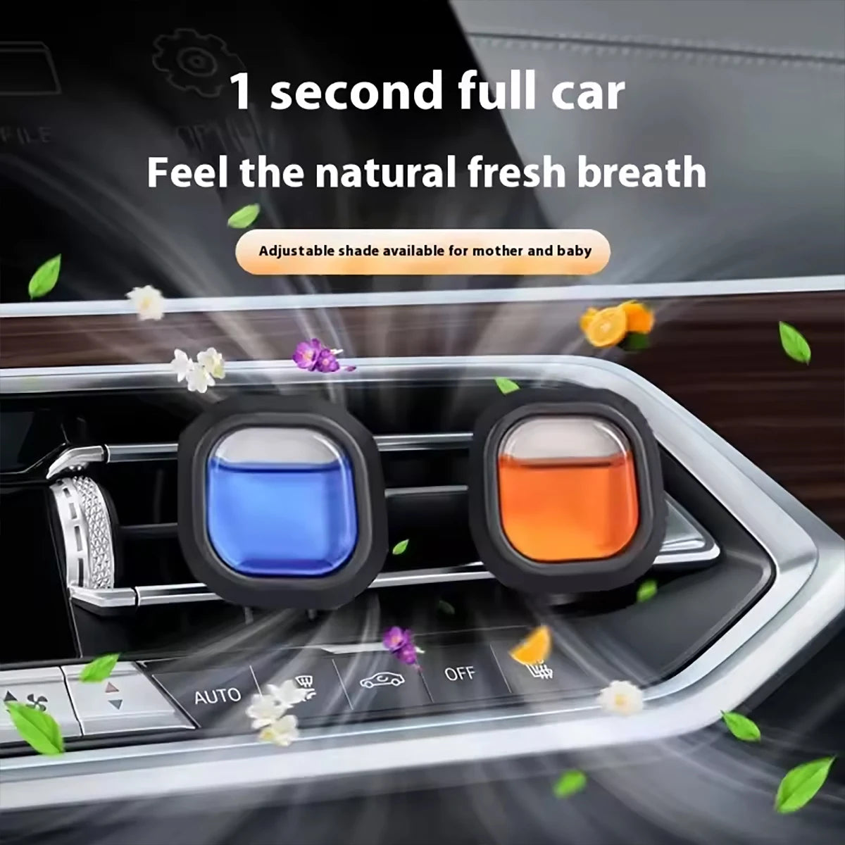 Car Air Fragrance Clips Conditioning Outlet Freshener Liquid Qme