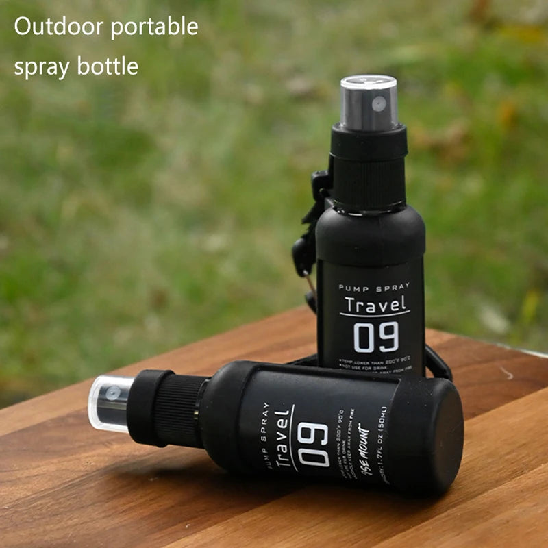 Portable Travel Bottle Leak Proof Refillable Spray Sprayer Tactical Qme