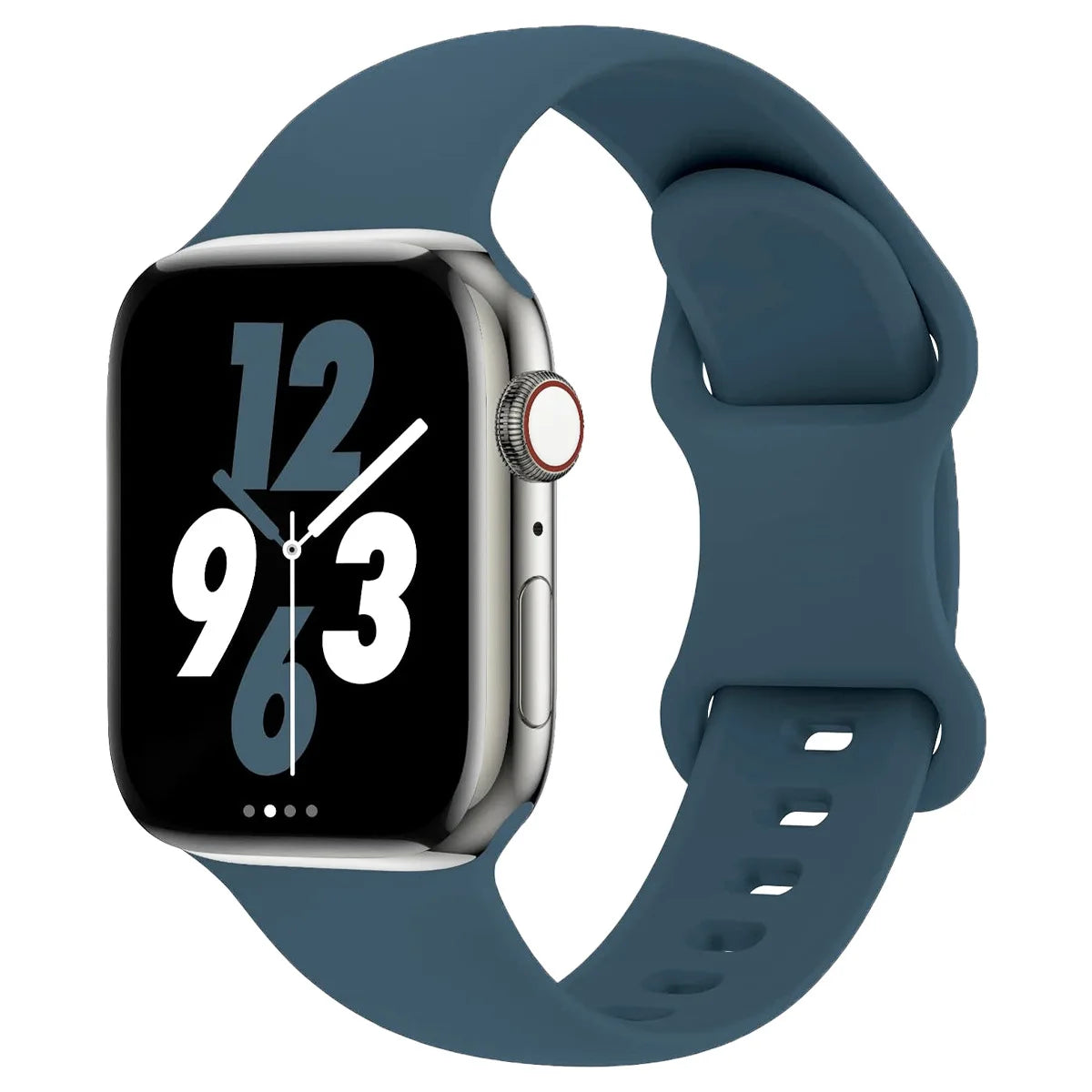 Silicone Band For Apple Watch strap 44mm 45mm 40mm 41mm Iwatch series Apple Watch band series 38 39 40 41 Qme Dark Blue 38 40 41S10 42MM
