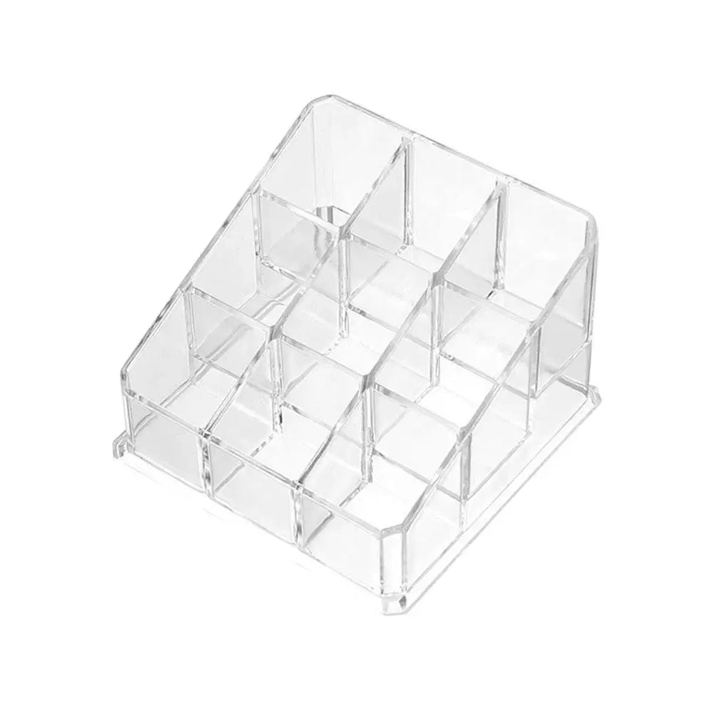 4 Sizes Lipsticks Holder Clear Acrylic Lipgloss Lipstick Organizer Qme A-9 grids