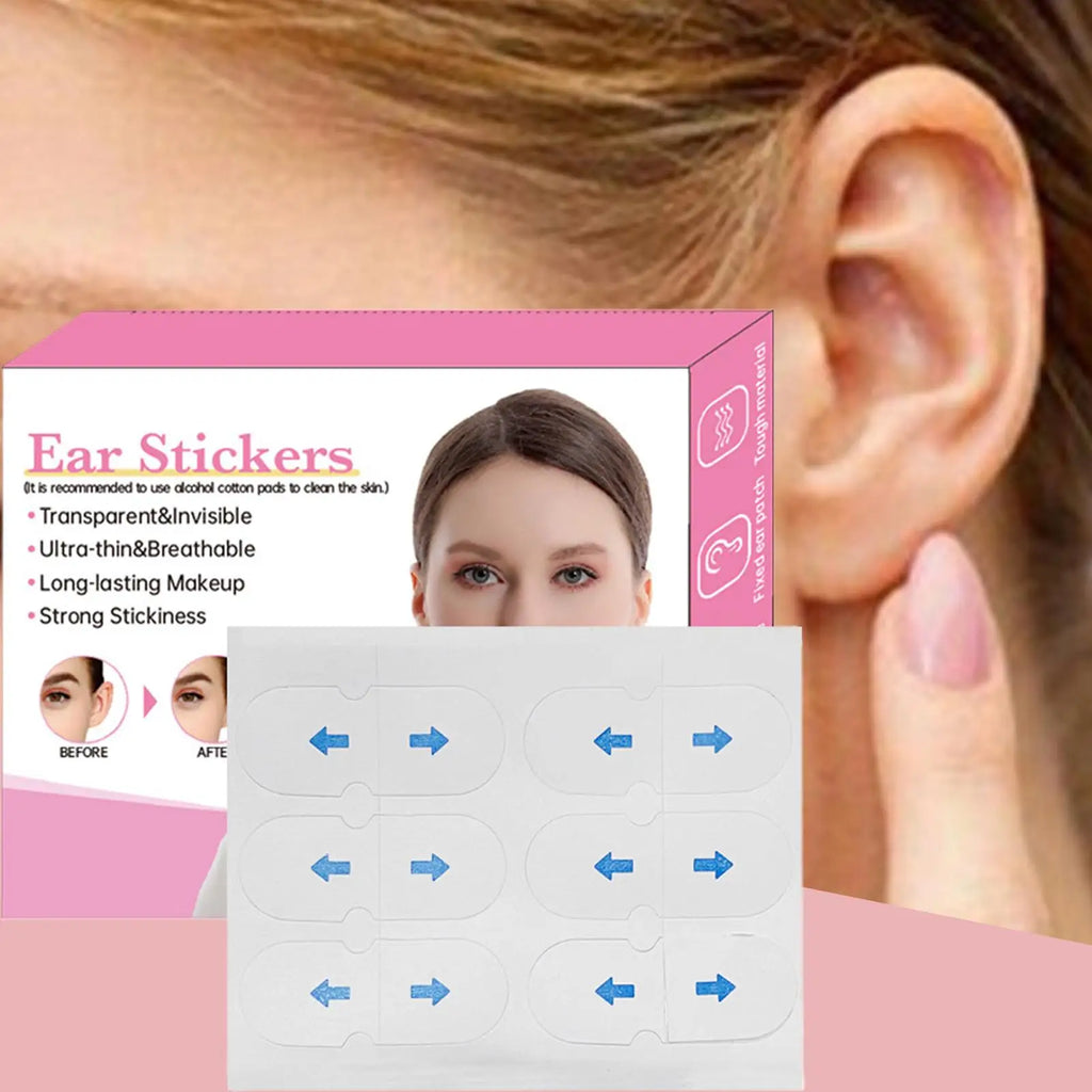 30 pairs Ear Tape Invisible Ear Patches Ear Corrector Ear Tape Ear Stickers Pinning Back Ears Cosmetic Aesthetic Correctors Qme