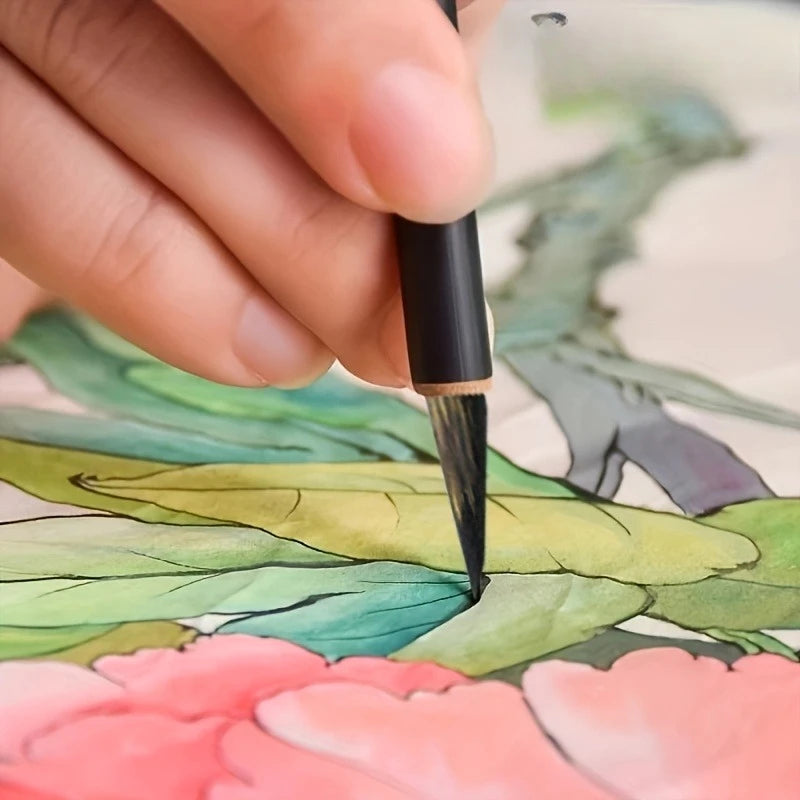 Chinese Calligraphy Painting Fine Line Brushes Meticulous Watercolor Painting Line Drawing Brushes Qme