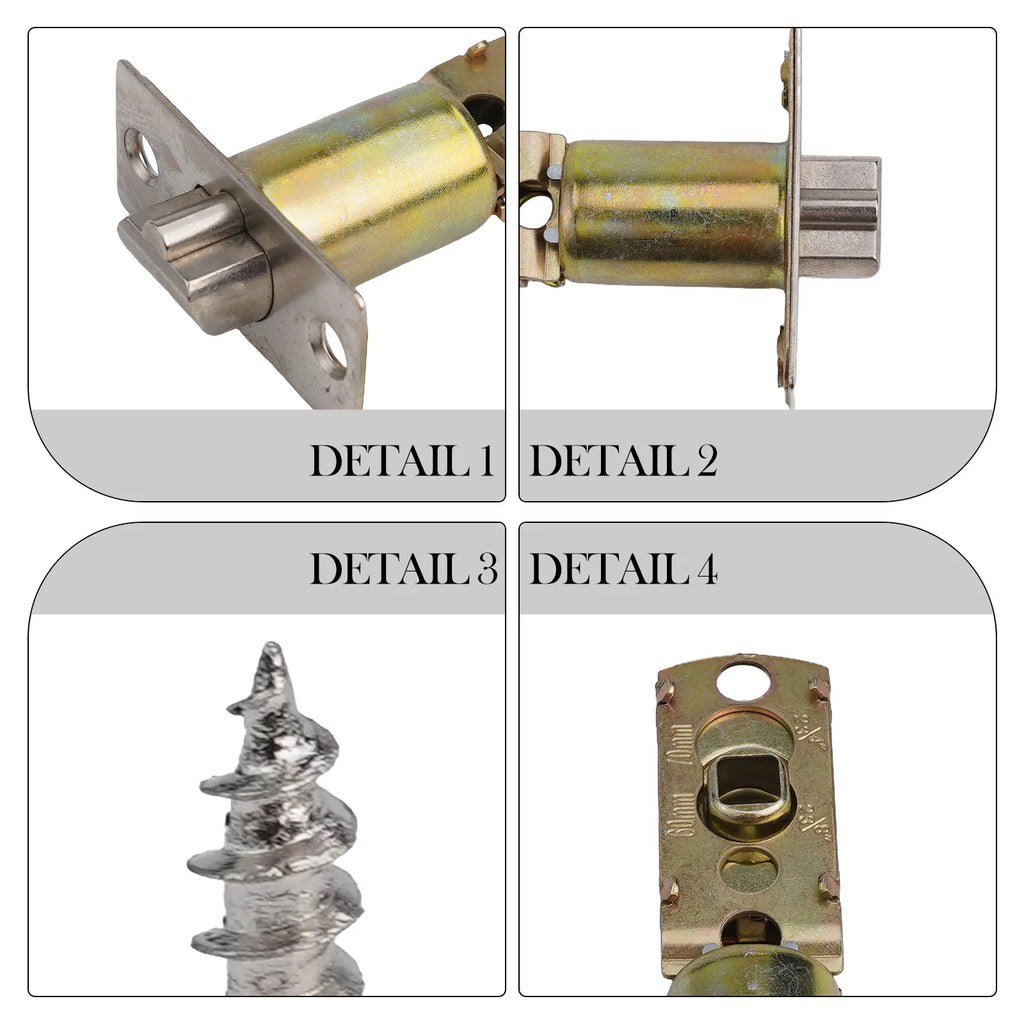 Tubular Latch Toilet Lock Core 304 Stainless Steel Flat Mortice Door Qme