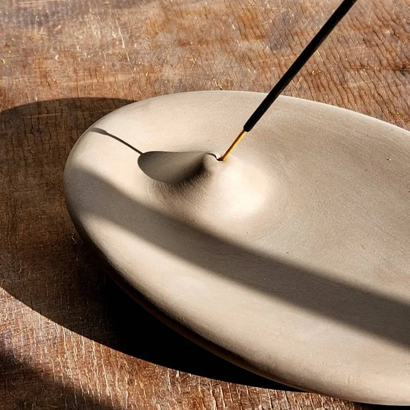 Incense Burner Modern Simple Plug-in Tray Home Yoga Meditation Qme