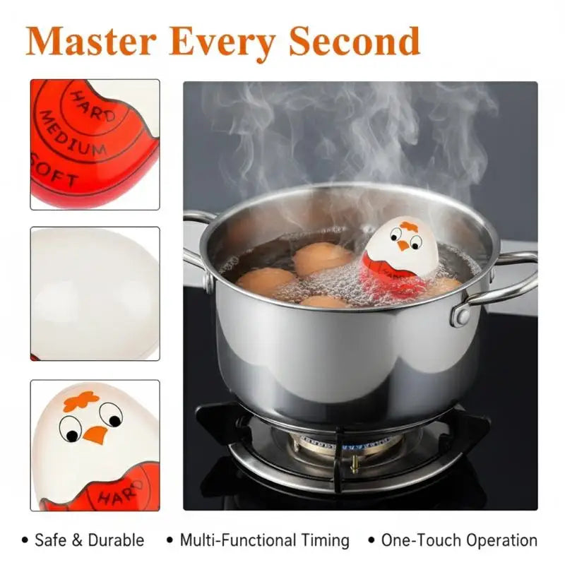 Egg Timer Changing Indicator Tells Soft Hard Boiled That Changes When Qme