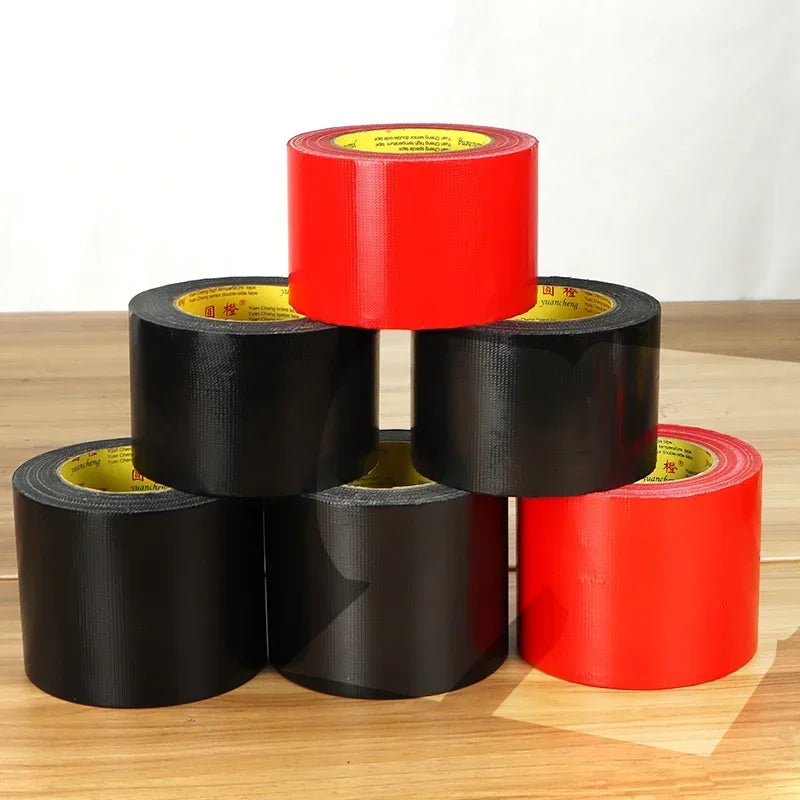 Super Adhesive Fabric Duct Tape (1 Roll) - Waterproof, Leaves No Glue for E-Bike Seat, Tarpaulin & Tent Repair Qme