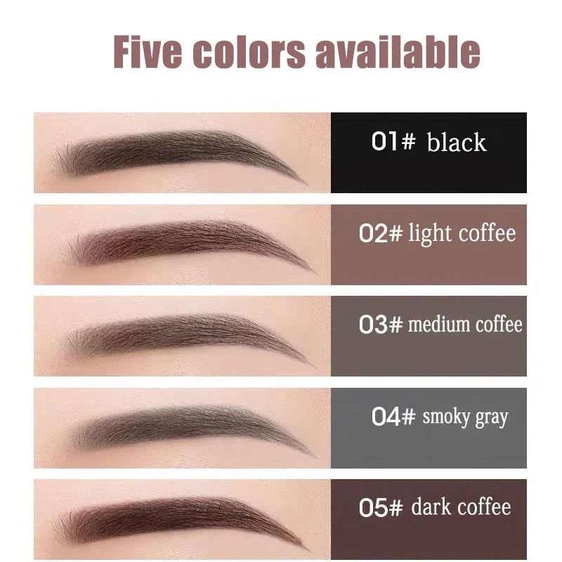 Eyebrow Pencil Cosmetics Makeup Tint Natural Long Lasting Paint Tattoo Eye Brow Waterproof Black Brown Eye Shadows Beauty Tool Qme