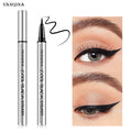 Waterproof Liquid Eyeliner Pen Sweatproof Long Lasting Smudge Resistant Smooth Texture 2 Colors Brown Black Beginner Eye Makeup Qme 8634B-1