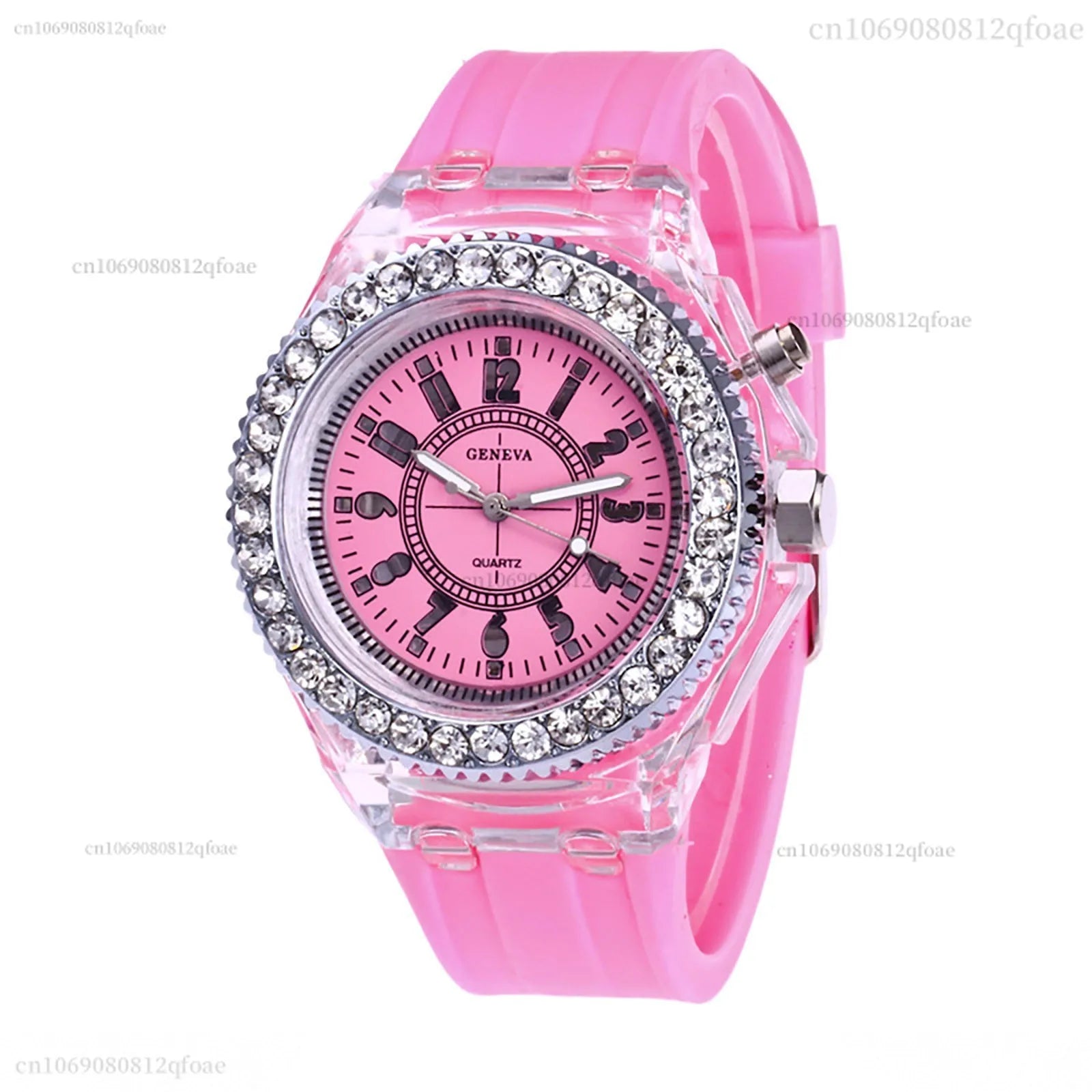 2026 Luminous Colorful LED Luminous Watch for Male and Female Students, Fluorescent Quartz Hand for Male and Female Students Qme Pk