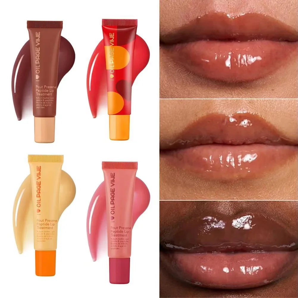 Winter Moisturizing Lip Lipstick Liquid Polypeptide Pudding Plumping Qme