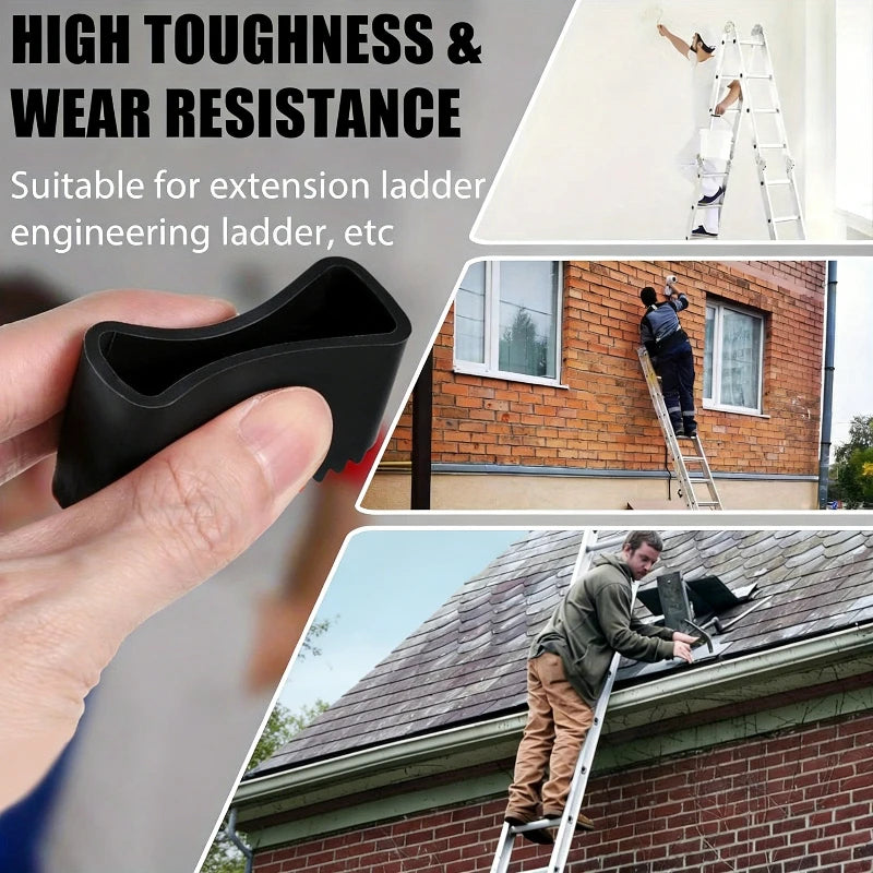 2/4Pcs Step Ladder Feet Covers Versatile Ladder Leg Covers Non-Skid Ladder Pads Rubber Foot Pad Insulating Foot Sleeve Qme