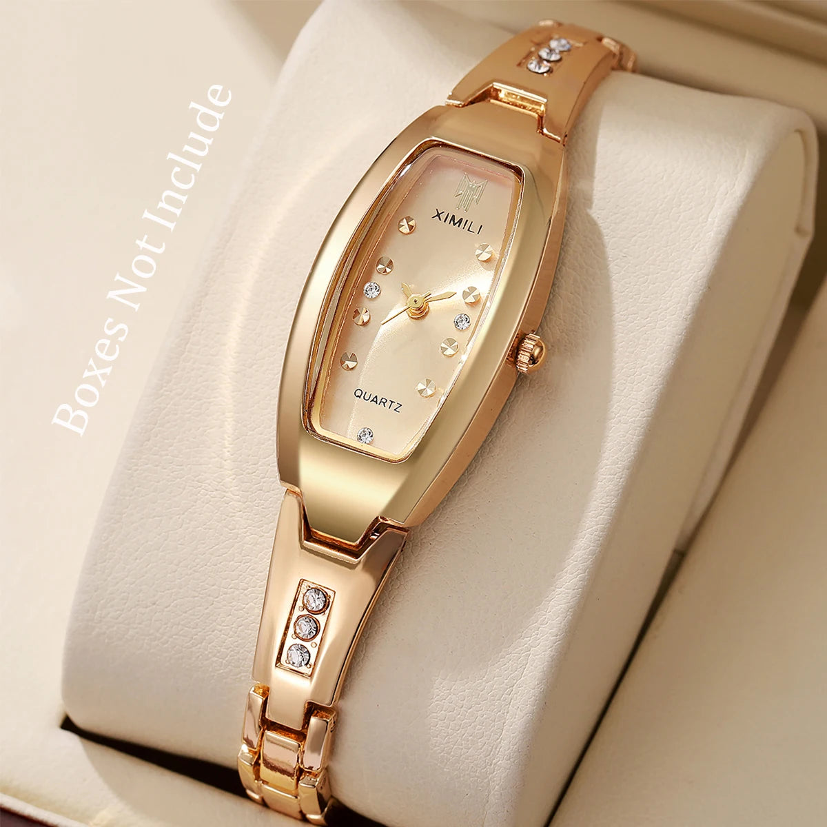 Luxo strass relógios femininos senhoras mostrador oval relógio de pulso de quartzo reloj mujer (sem caixa) Qme 2
