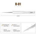 NATUHANA Professional Eyelash Extension Tweezers Precision Qme R-01