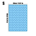 Cooling Pad for Dog Hot Summer Non-Slip Cushion Summer Dogs Cooling Pad for Small Medium Large Breeds Animals Resting Camping Qme S