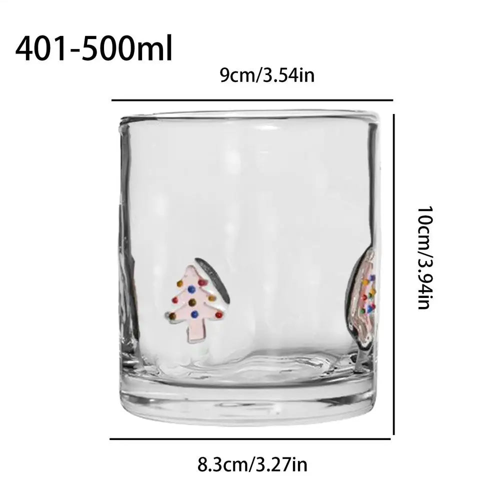 Coffee Cups Christmas Crystal Glass Cup Reusable Drinkware Glasses Qme C China Mainland