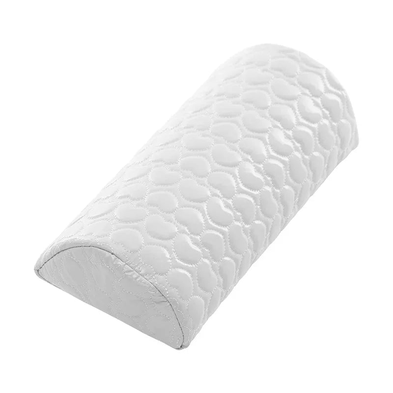 10 Colors Soft Hand Rest Nail Arm Pillow Stand Manicure Table Mat Qme leather white