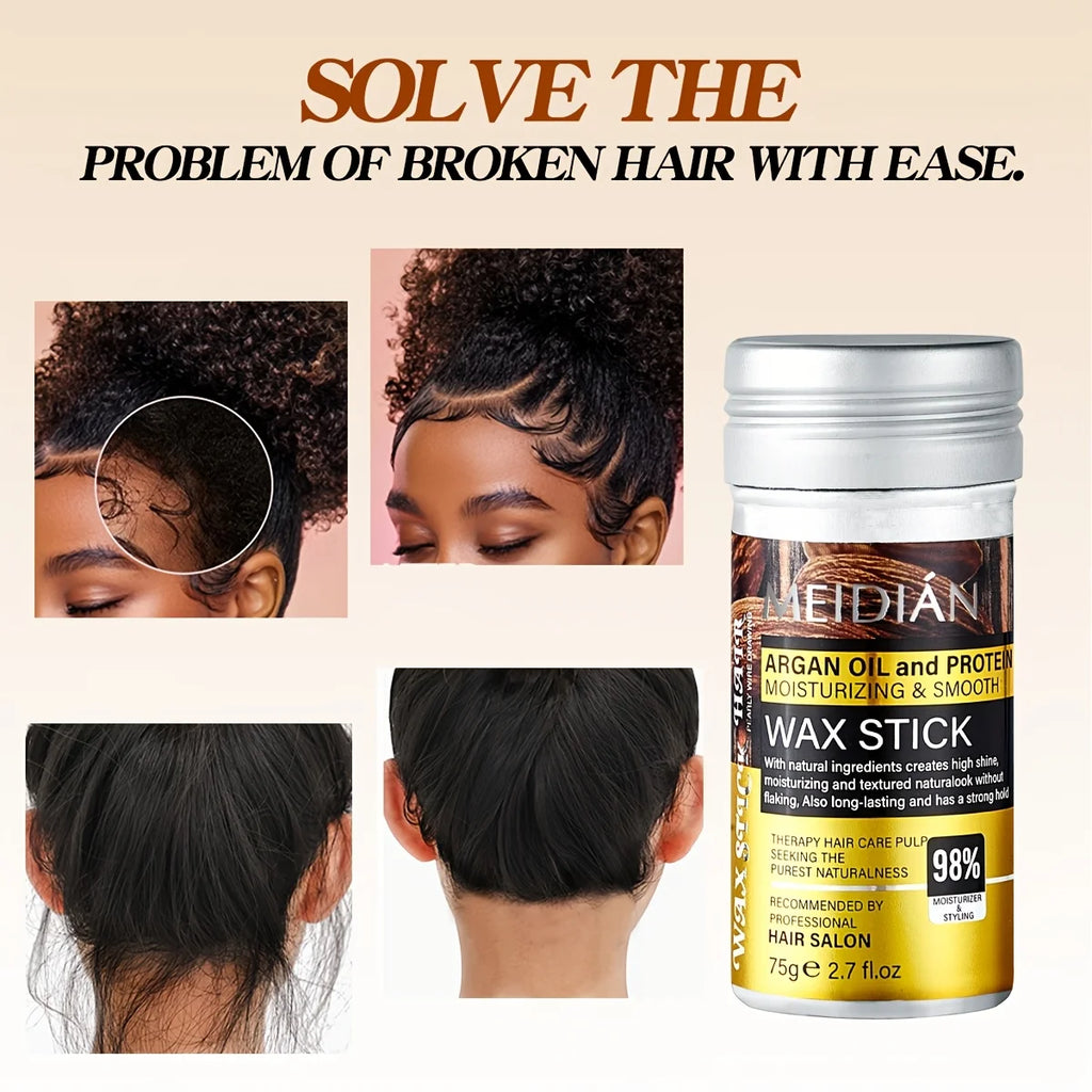 Refreshing Styling Hair Wax Stick Deep Moisturizing Nourishes Qme