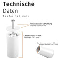 8Pcs White Plastic Blind Stoppers Smooth Compact Roller Shutter Repair Curtains Accessories Window Blind Stopper Parts. Qme 8pcs