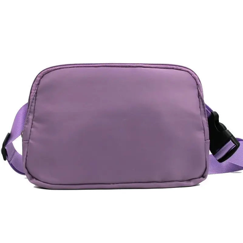 Waist Bag Running Sports Phone Holder Multifunctional Chest Qme Violet