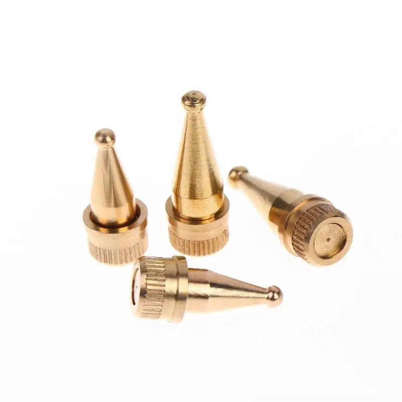 4 Speaker Spikes Hi-fi Feet Stands Accessories Copper M8 Thread Qme