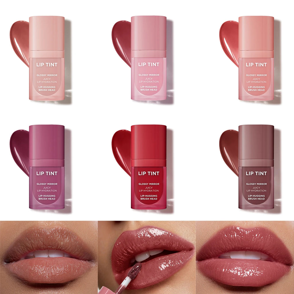 Velvet Lip Gloss Matte Lip Tint Waterproof Non-stick Cup Anti-fade Moisturizing Long Lasting Plump Lip Makeup Qme