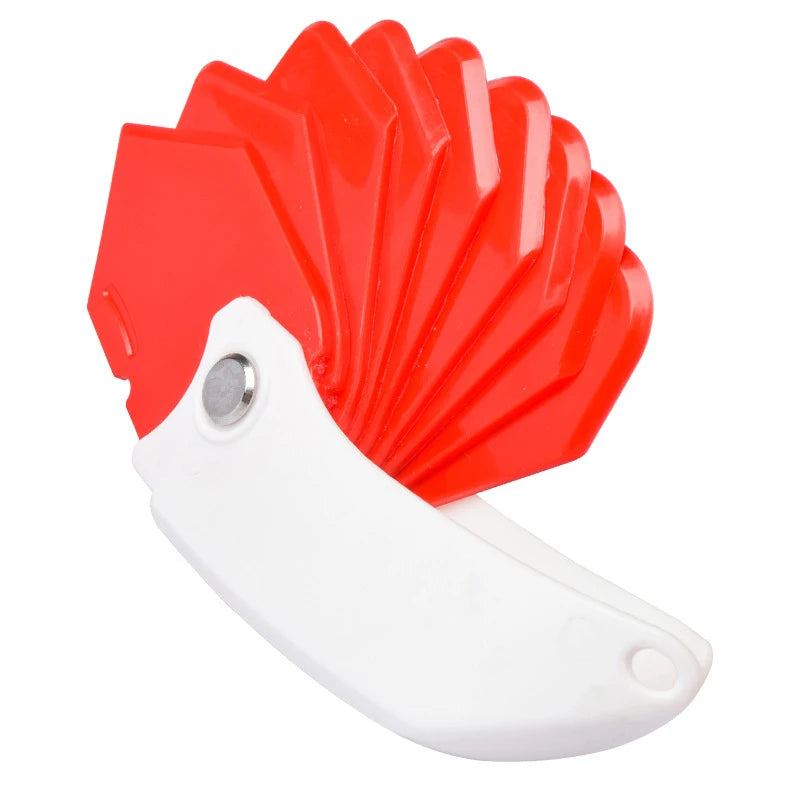 Glue Scraper Nine-in-one Multi-function Scraper Glass Glue Trimmer Sealant Applicator Scraper For Tile Window Grout Edge Removal Qme Red