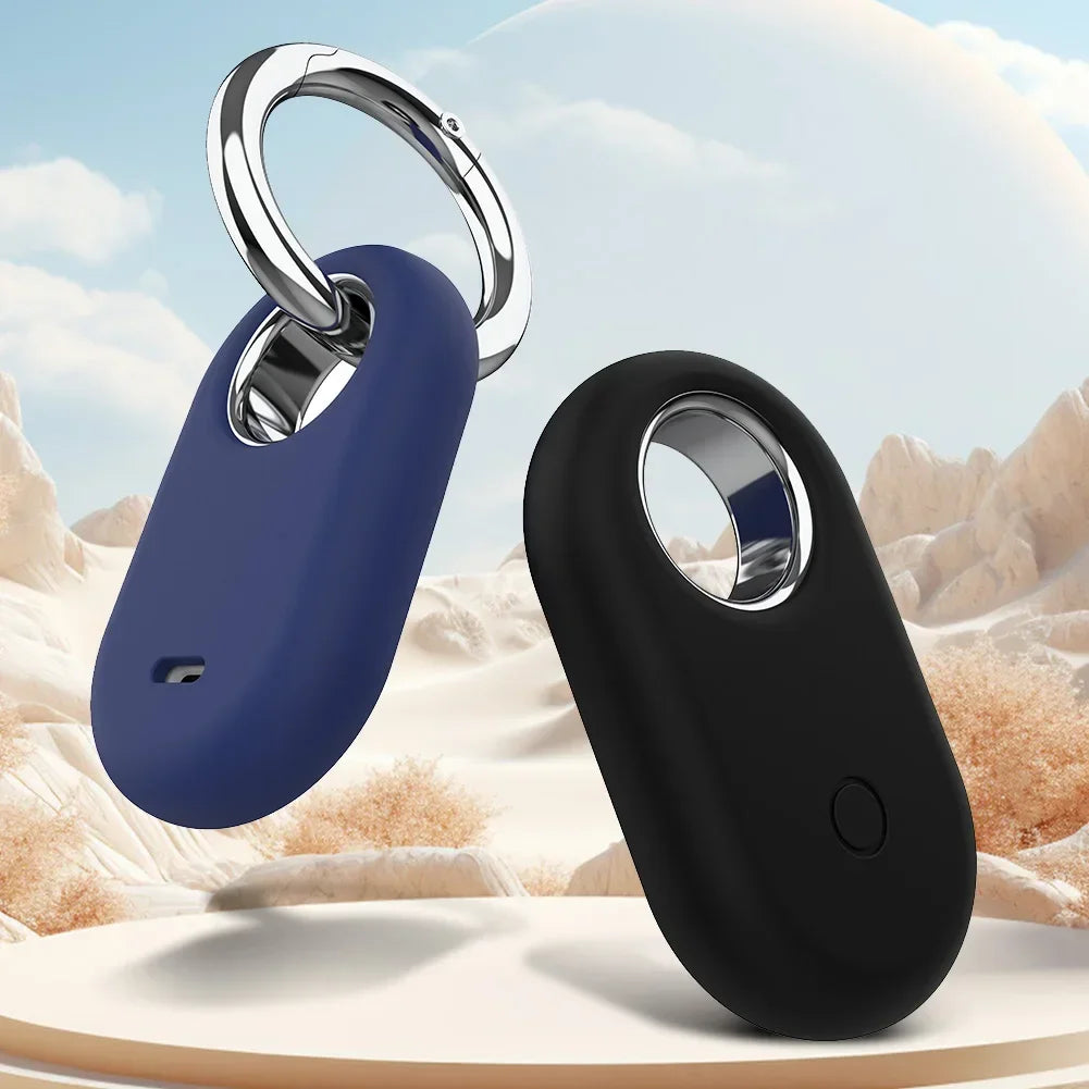For Samsung Galaxy SmartTag 2 Locator Tracker Case Keychain Anti-Scratch Protective Skin Cover For Smart Tag Tracker Holder Qme