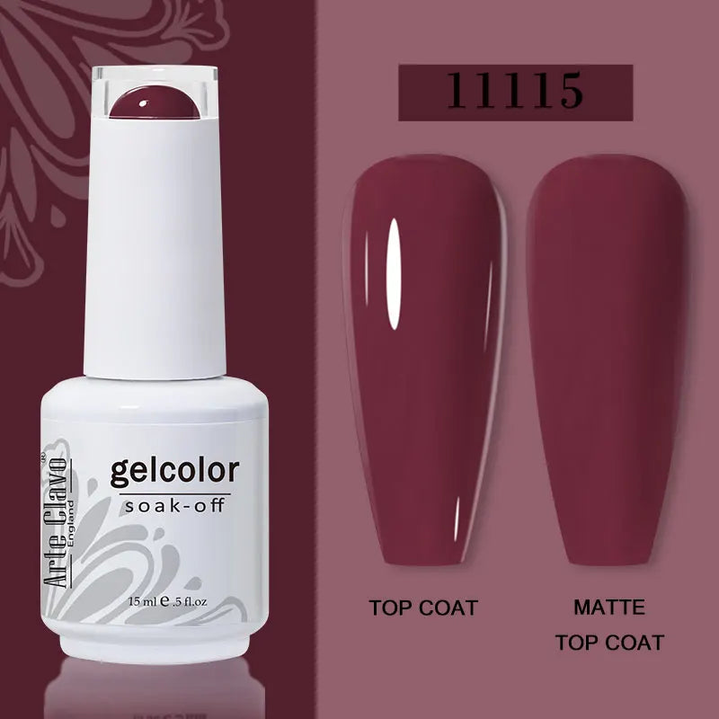 Arte Clavo Jelly Gel Polish Translucent Manicuring UV Nail Semi