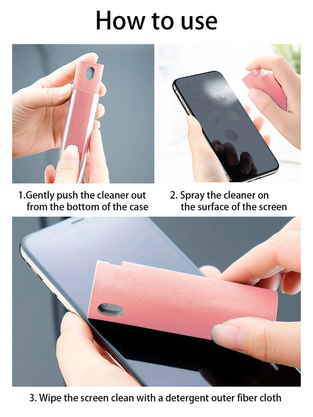 Mobile Phone Screen Tablet Computer Integrated Portable Cleaning Qme