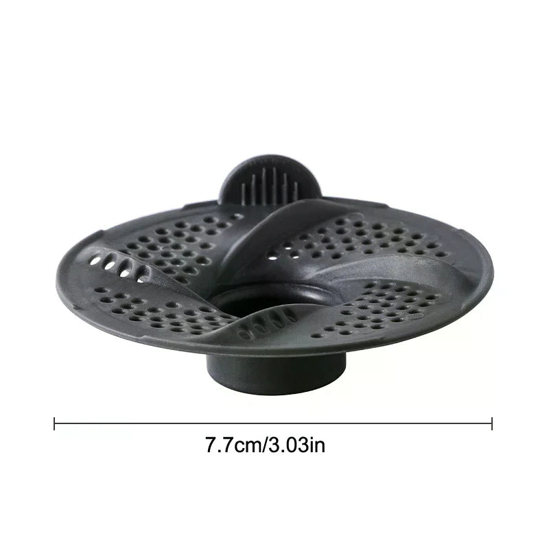 Bathtub Drain Hair Catcher, Tub Hair Catcher Drain Protector Strainer, Shower Hair Drain Catcher Strainer, 3PCS Qme