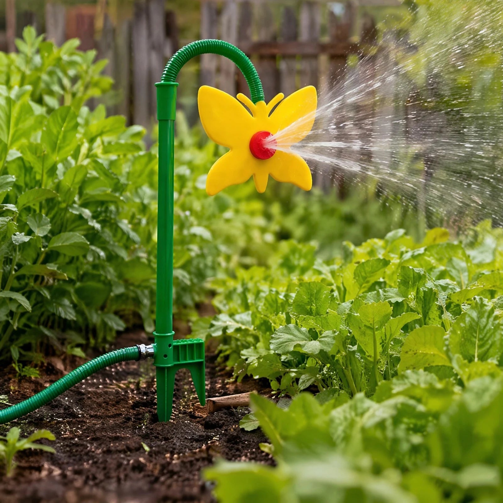 Butterfly Lawn Irrigation Sprinkler 360 Degree Rotating Butterfly Sprinkler Funny for Outdoor Summer Yard Watering Playing Qme