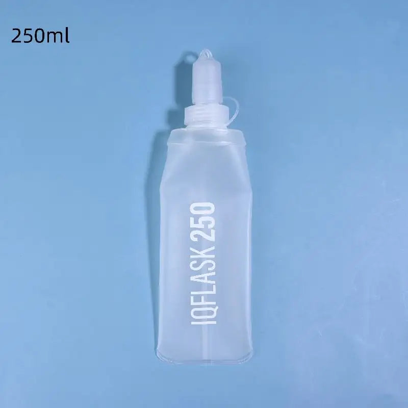 Folding Water Bottle TPU Collapsible Soft Flask Outdoor Sport Hiking Qme A5