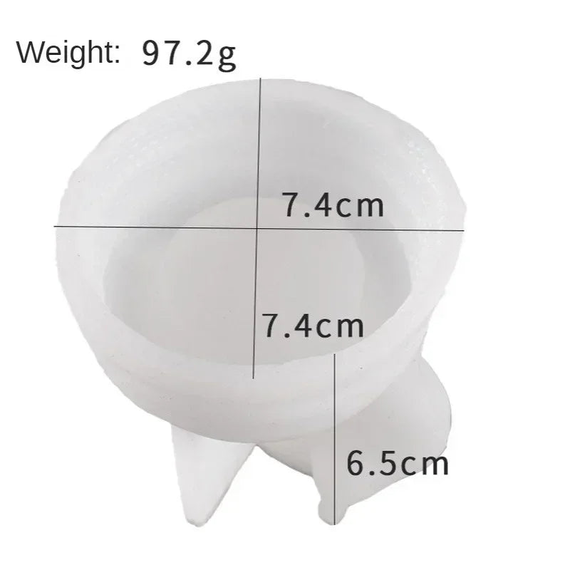 DIY Cobra Shape Silicone Mold Handmade Molds Candle Holder Snake Design for Epoxy Resin Fondant Cake Mould Accessories Qme