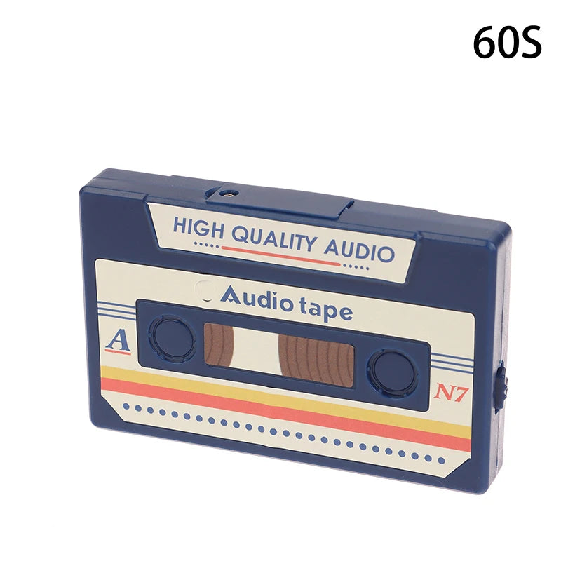 Creative Plastic Voice Recording Cassette Tape 60/300 Seconds Voice Recorder Greeting Card Small gifts Qme style 8