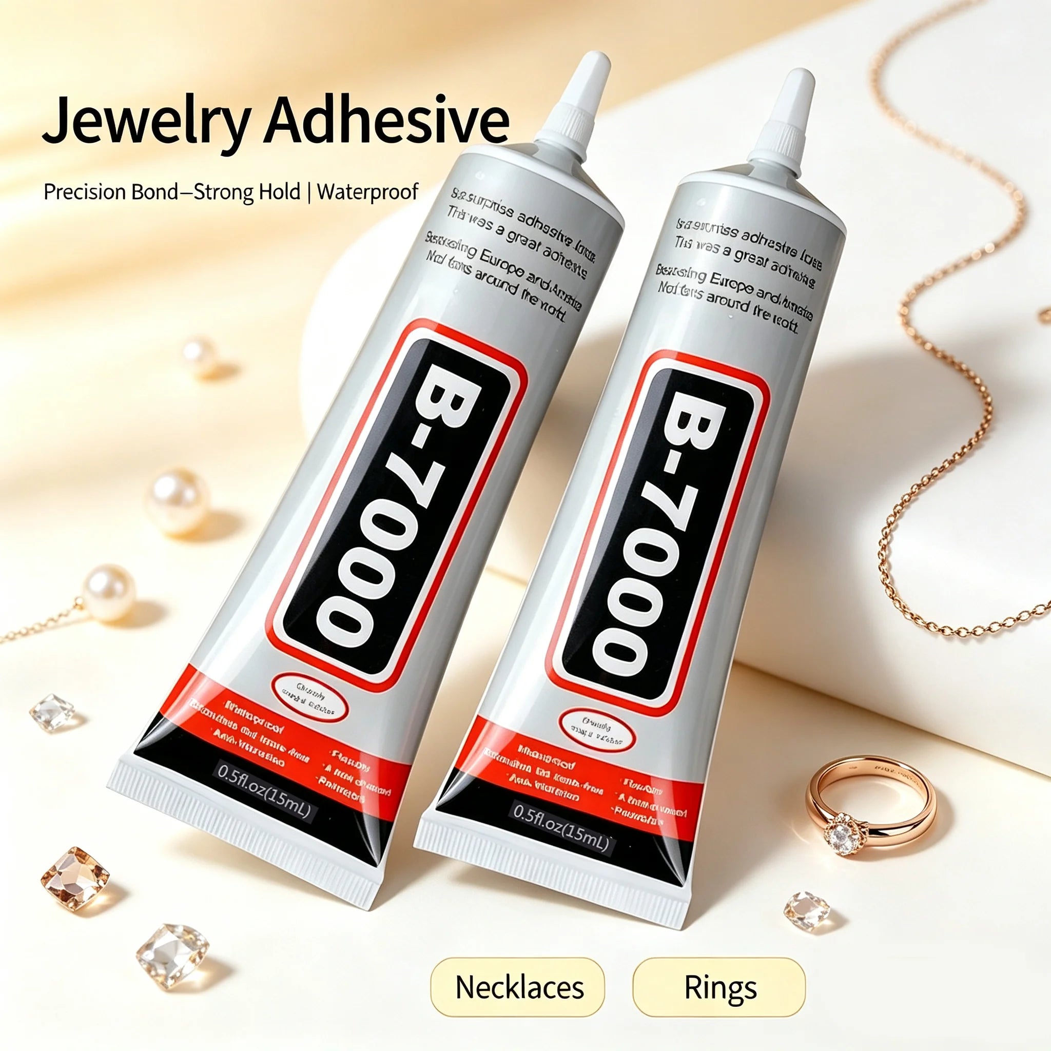 B7000 Glue Clear With Precision Tip, Rhinestone Glue for Nail, Craft Glue, Super Glue, Shoe Glue, Fabric Glue, Jewelry Glue Qme