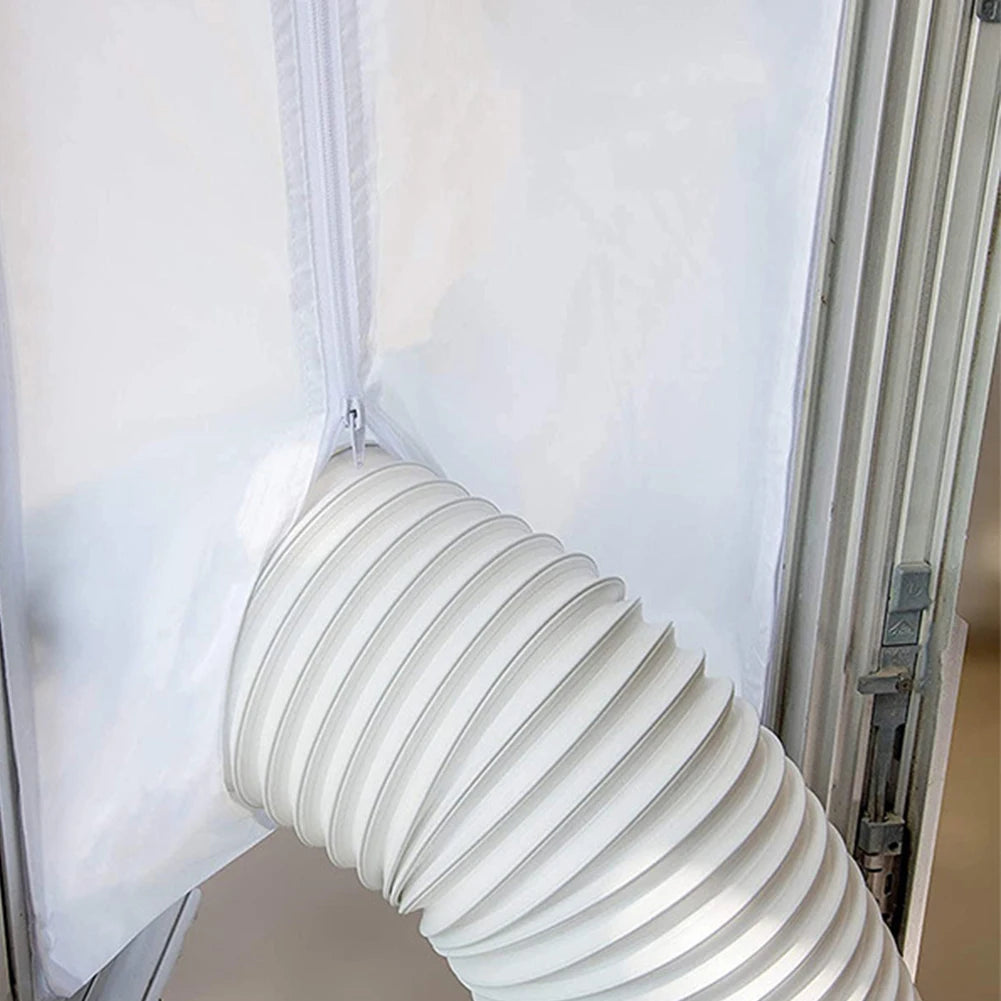 Portable AC Window Seal Kit 300/400cm Adjustable Air Conditioner Exhaust/ Sealing Cloth For Horizontal Vertical Sliding Windows/ Qme
