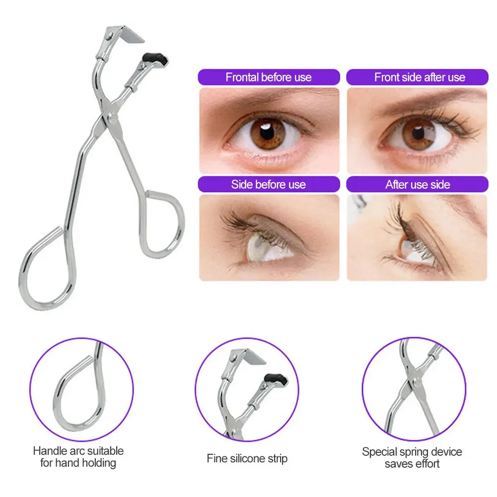 Makeup Tool Mini Details Part Eye Lash Curling Applicator Stainless Qme