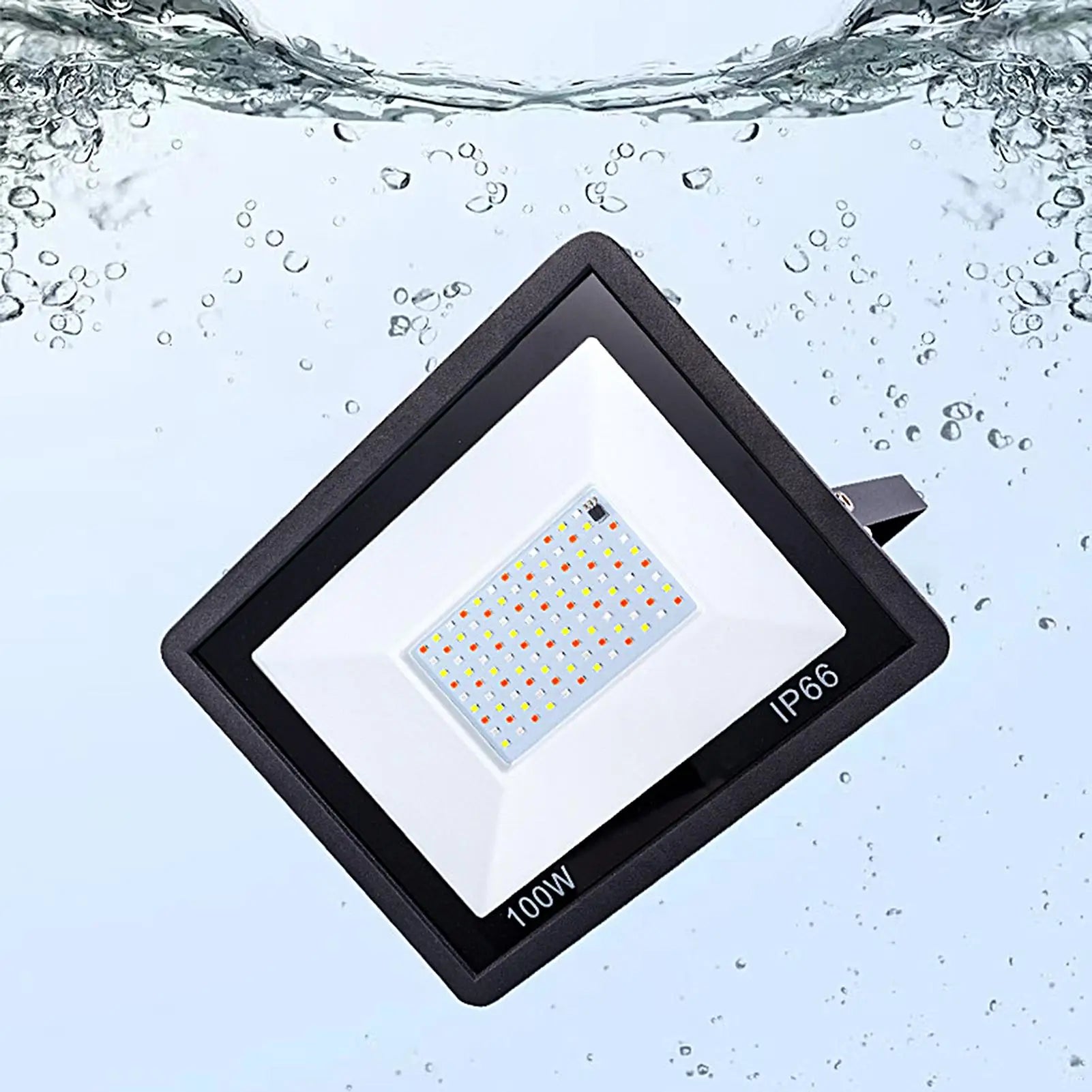 Exterior Flood Lights RGB Changing Patio Lighting Remote Control Qme