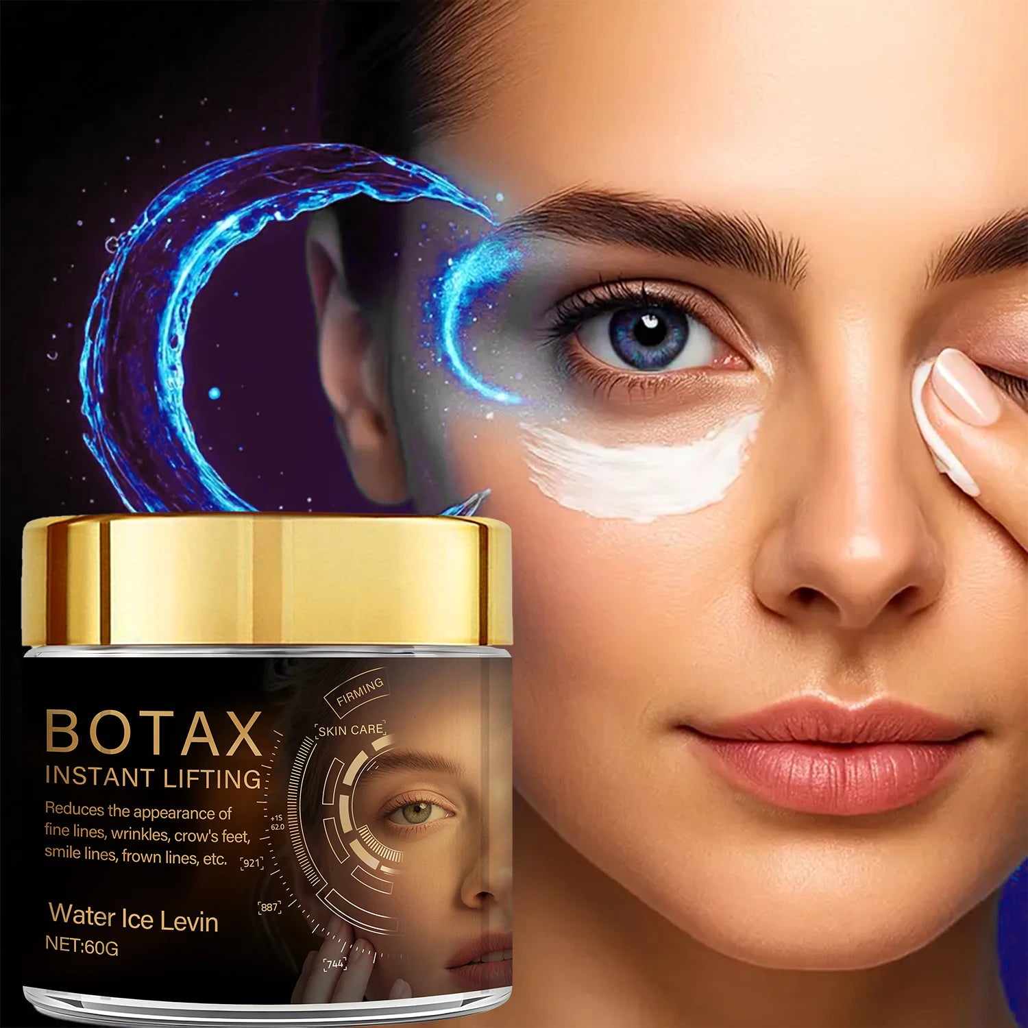Botax Instant Lifting Firming Cream with Retinol, Hyaluronic Acid & Collagen for Fine Lines & Wrinkles. Qme