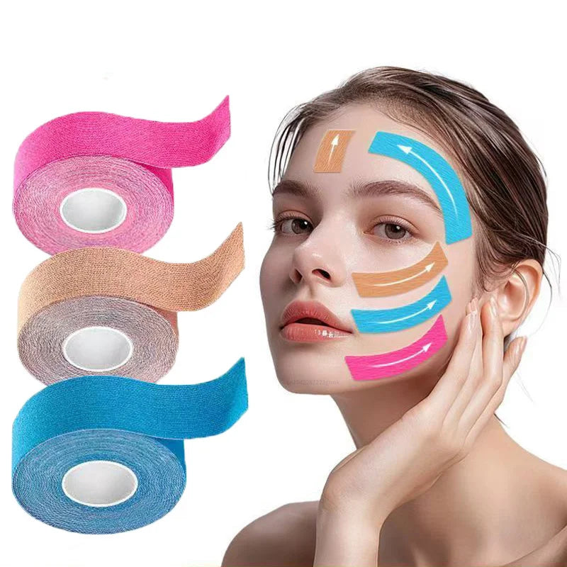 Kinesiology Tape Face V Line Neck Eyes Lifting Wrinkle Remover Qme