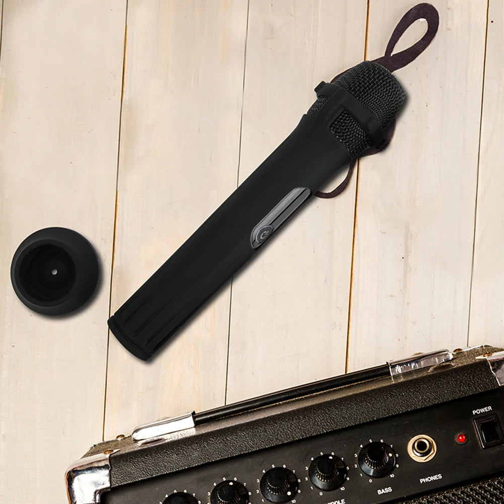Silicone Case Microphone Case Anti-Rolling Protective Case Mic Covers for JBL Wireless Mic Qme