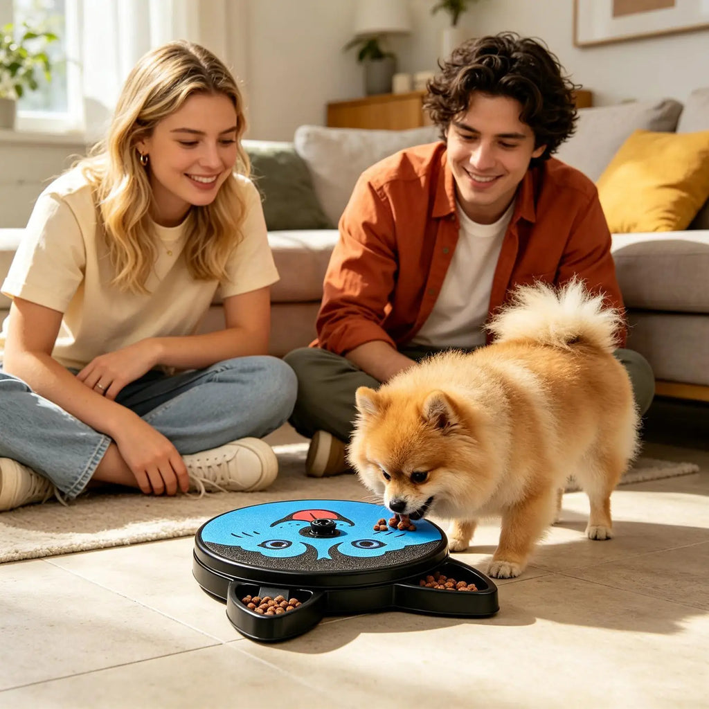 Dog Scratch Pad For Nails Anti-Slip Enrichment With Treat Box Dog Nail Scratching Toy Board For Small Medium Large Breeds Living Qme