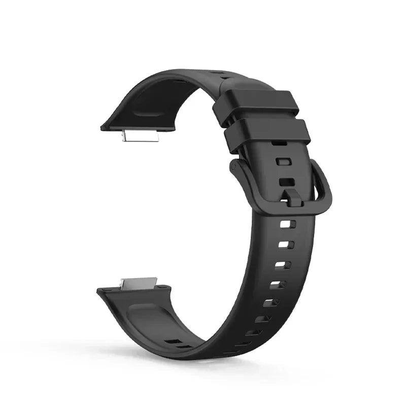 Silicone Band For Huawei Watch FIT 2 Strap smart Wrist watchband metal Buckle sport Replacement bracelet fit2 correa Accessories Qme
