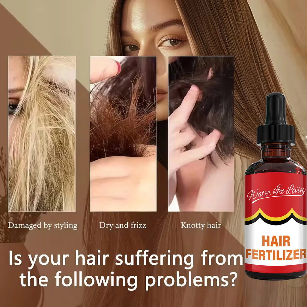 Hair Fertilizer with Bee Venom & Collagen - Visible Results in 7 Days, Moisturizing & Smoothing for Soft, Shiny Hair. Qme