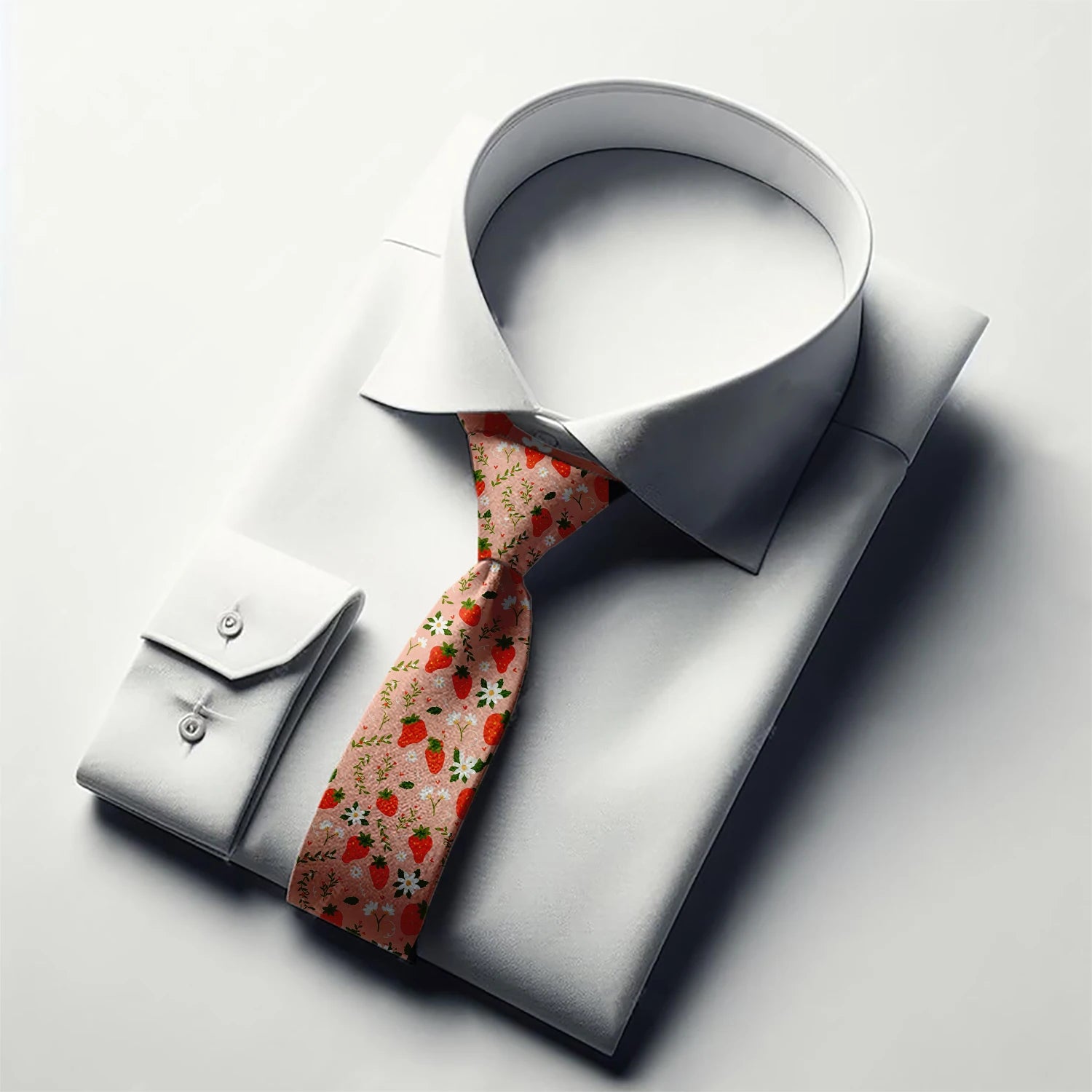 Funny Cartoon Fruit Printed Tie Men's Suit Personality Business Qme