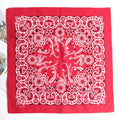 Unisex Hip Hop Women Men Bandana Scarf Punk Square Bandanas Headwear Qme A2 55-55cm