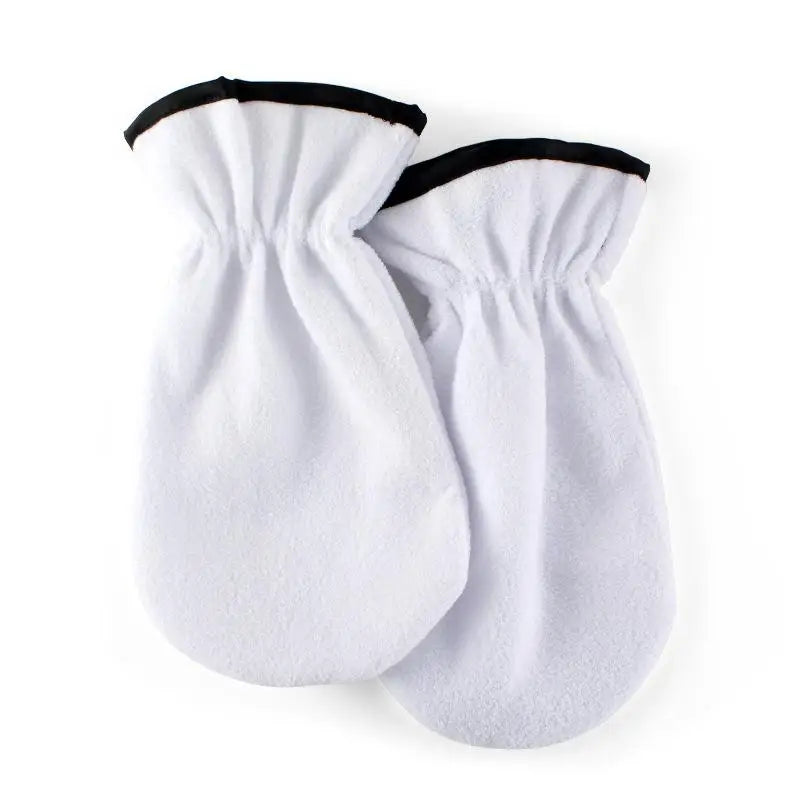 1 Pair Women's Insulation Care Gloves Flannel Elastic Opening Nail Qme WTH