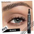 Four-pronged Liquid Eyebrow Pencil Fills Gaps Eyebrows Waterproof Qme 05