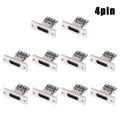 USB 3 1 C Socket Fixing Plate Type-c Jack 2Pin 4Pin Female Connector Qme 4PIN